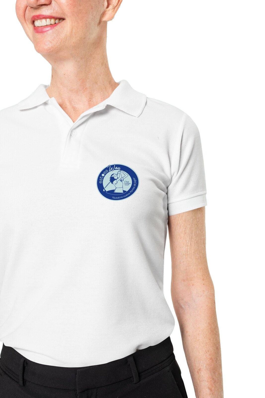 Polo de la marca con el emblema bordado