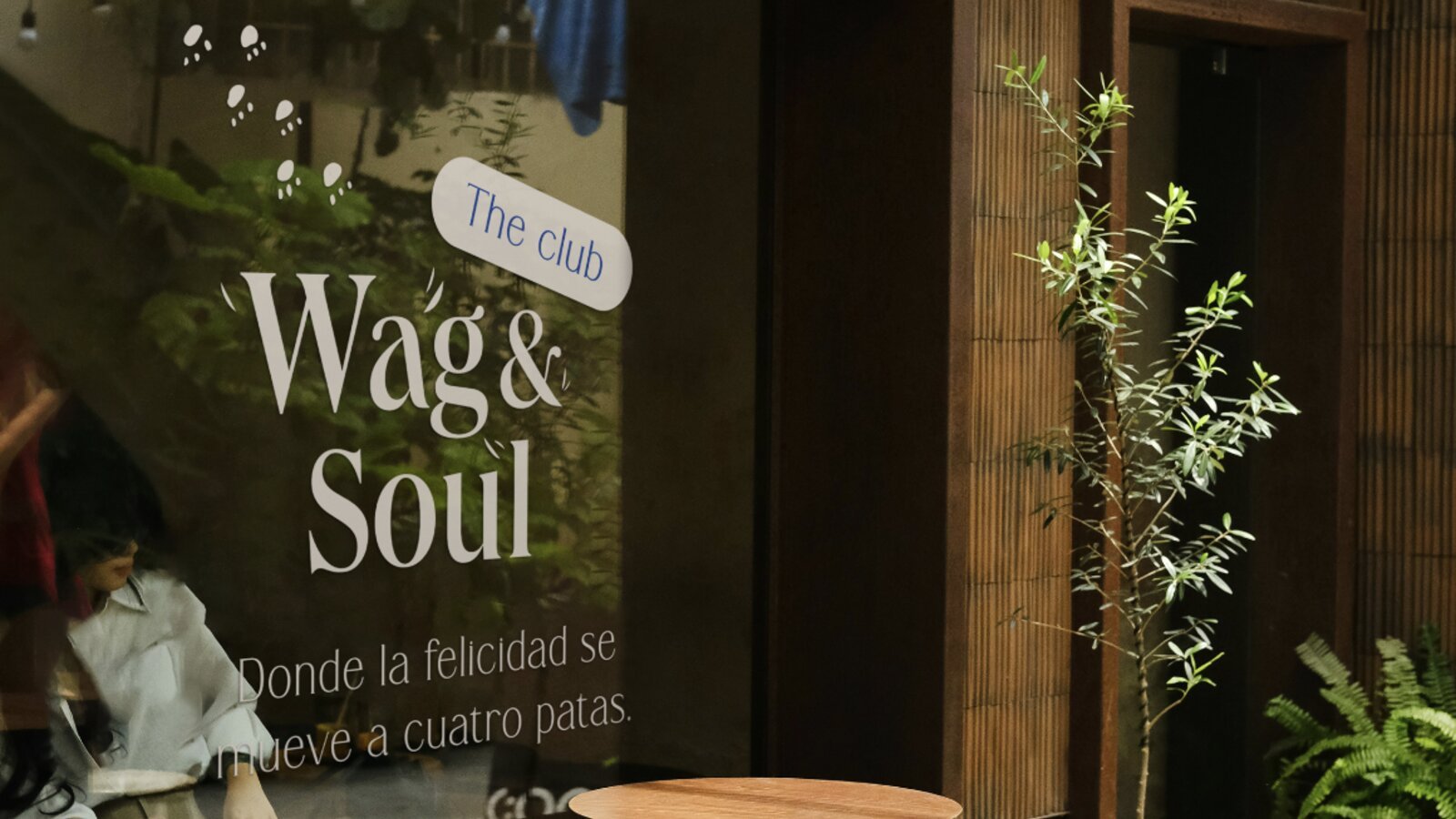 Escaparate del club canino Wag & Soul