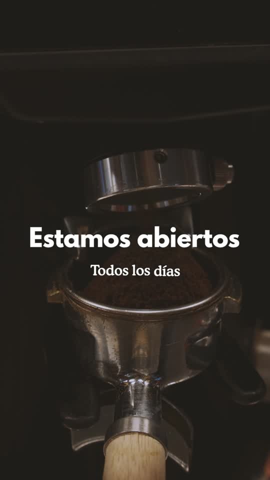 Extracción de espresso en la cafetería